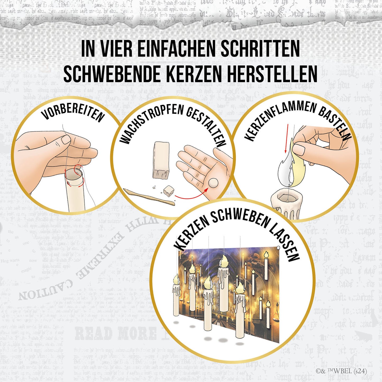 HARRY POTTER - SCHWEBENDE KERZEN