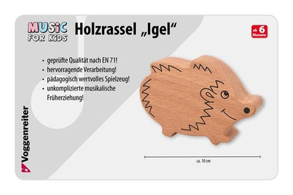 Holzrassel "Igel"