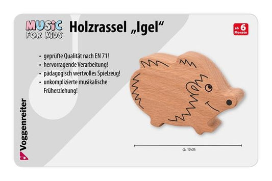 Holzrassel "Igel"