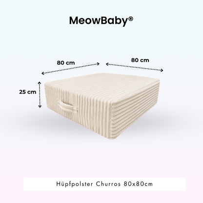 MeowBaby.de MeowBaby Hüpfpolster Churros 60x60 cm