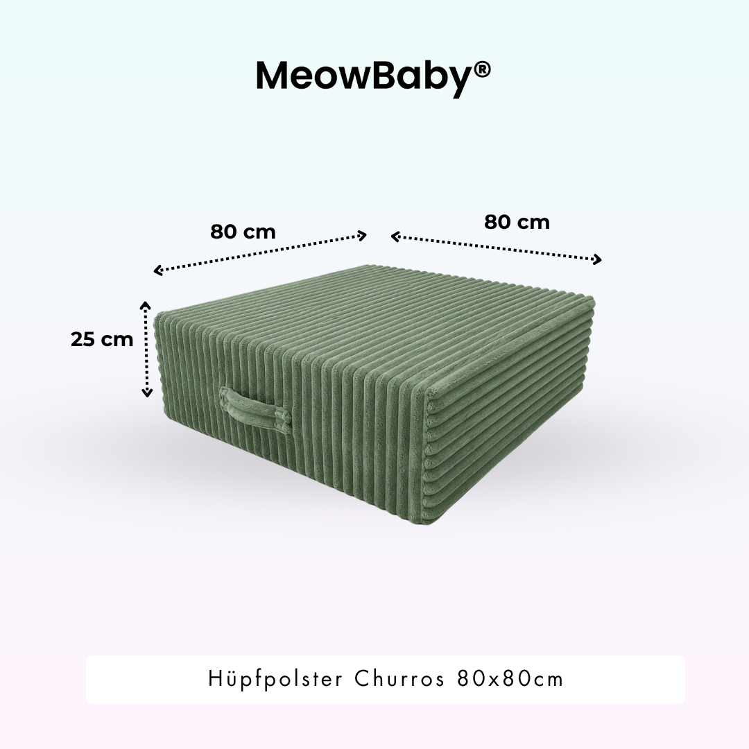 MeowBaby.de MeowBaby Hüpfpolster Churros 60x60 cm