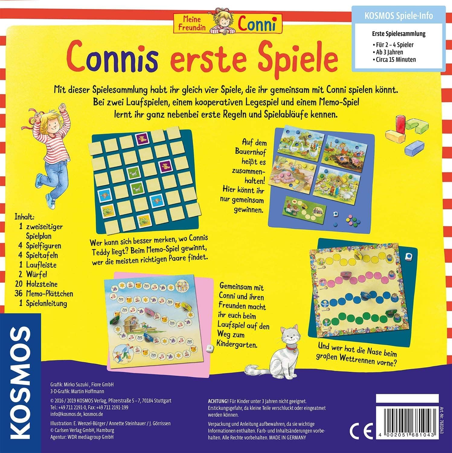 Connis erste Spiele – Meine Freundin Conni Kinderspiel von Kosmos