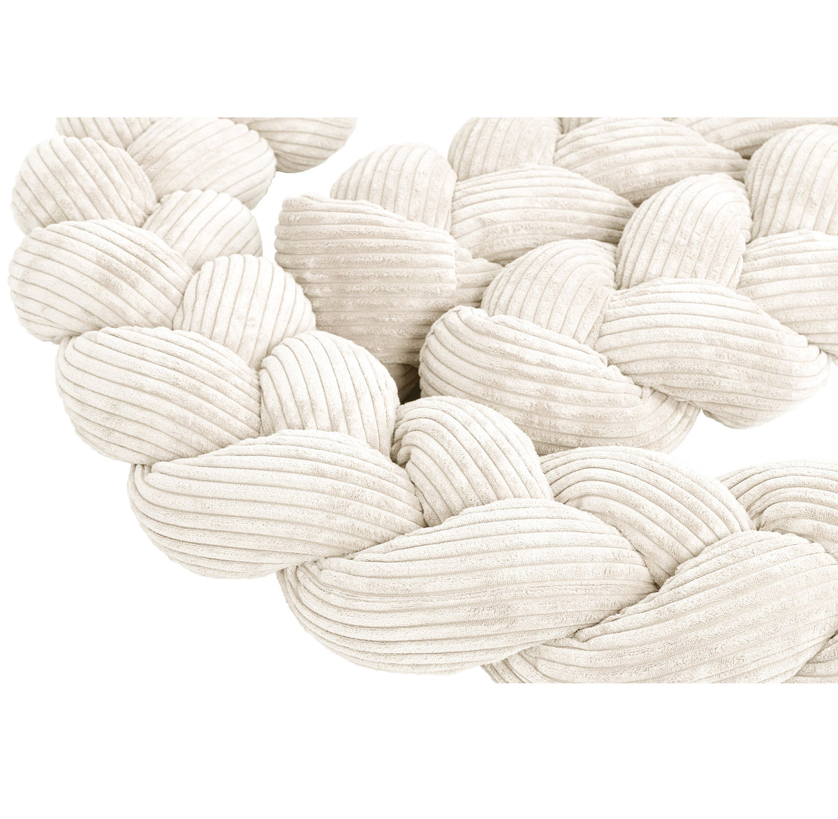 MeowBaby.de MeowBaby Geflochtene Bettschlange Cord Classic Cord Edition (1,5 - 3 m)