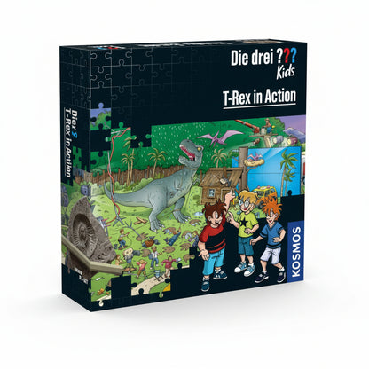 KRIMI-PUZZLE: DIE DREI ??? KIDS - T-REX IN ACTION