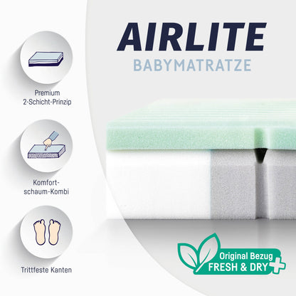 Babymatratze Airlite – Detailansicht
