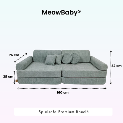 MeowBaby.de MeowBaby Spielsofa Premium Bouclé