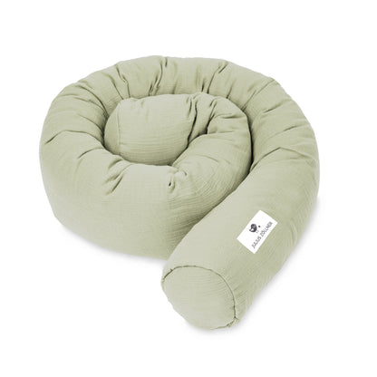 Bettschlange Musselin, Lime
