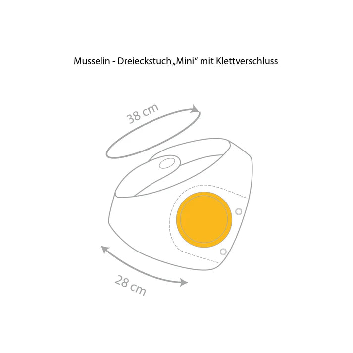 Löwenkind Musselin-Halstuch "Mini"