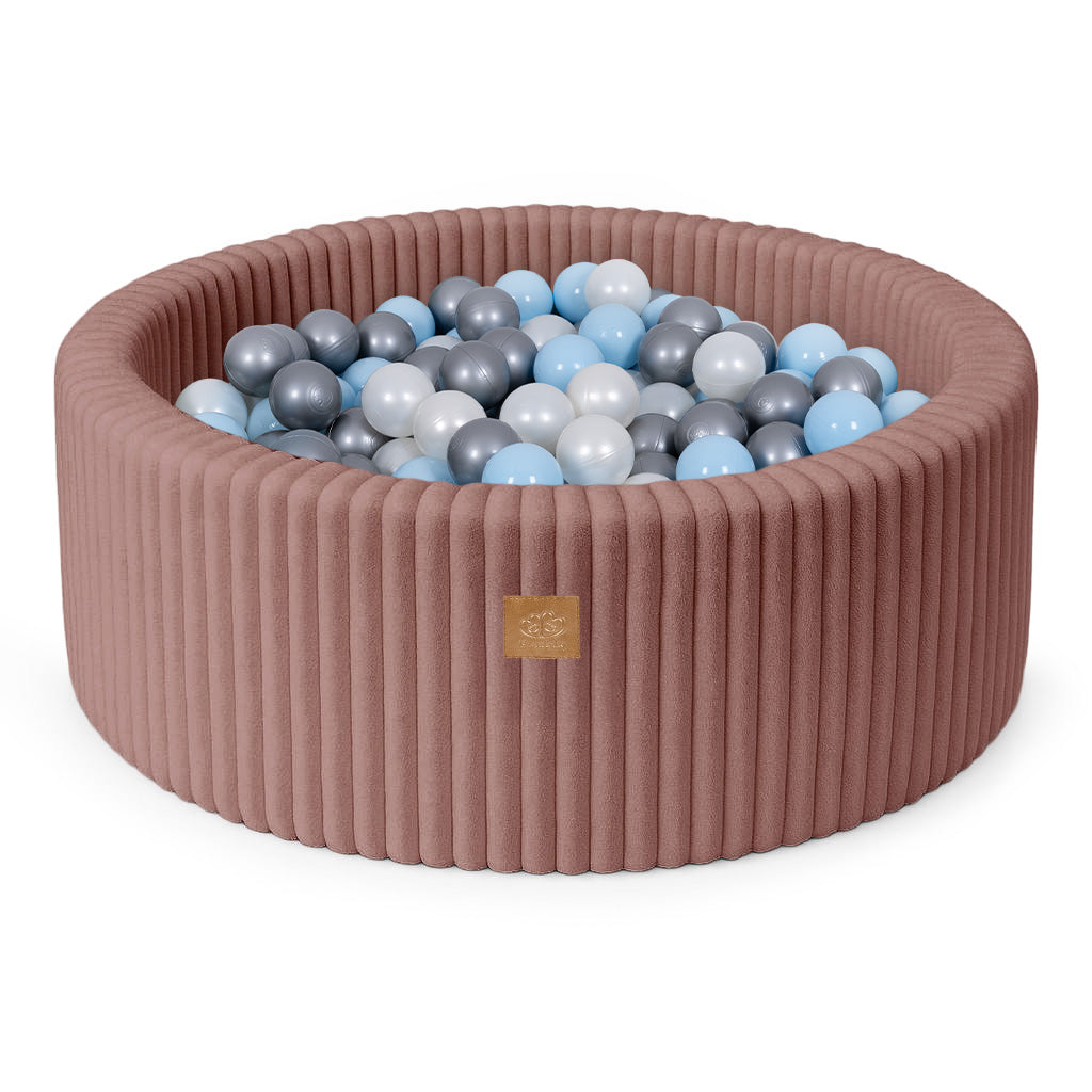 MeowBaby.de MeowBaby Bällebad Churros 90x30 cm, 200 Bälle