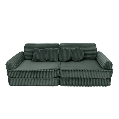 MeowBaby.de MeowBaby Spielsofa Churros Plüschcord Edition 10 Elemente