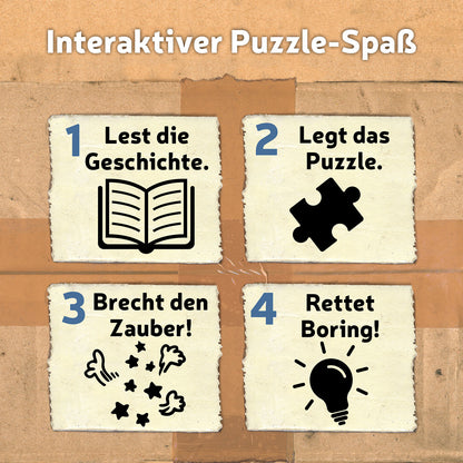 STORY-PUZZLE: BITTE NICHT ÖFFNEN - FLAUSCHIG!
