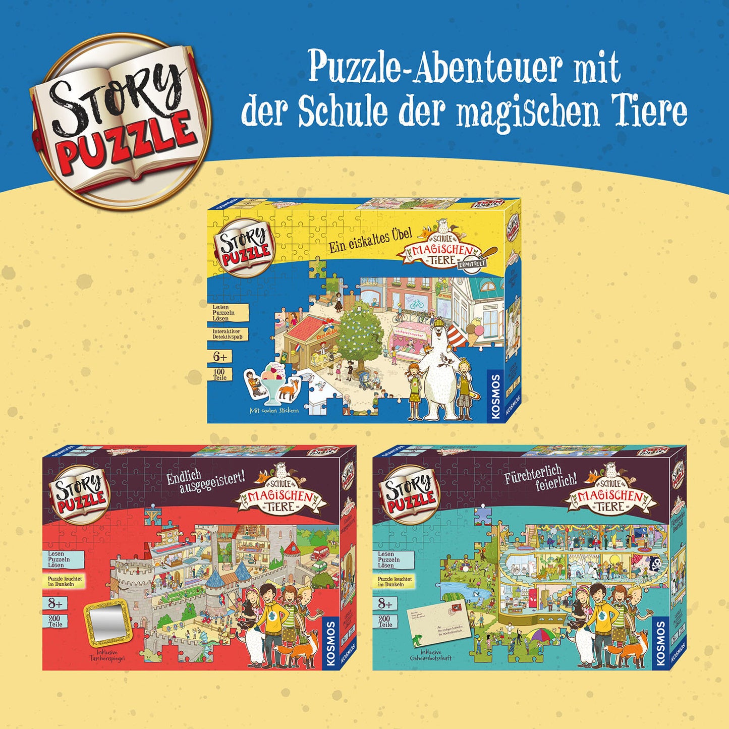 Story-Puzzle: Die Schule der magischen Tiere ermittelt