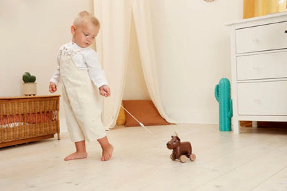 little big friends Nachziehspielzeug Bruce der Elch