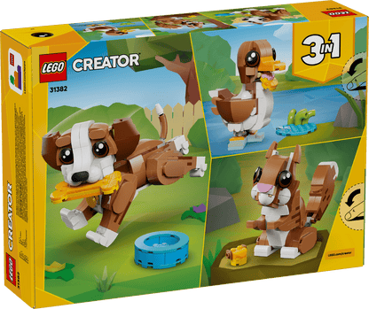 LEGO® Creator 3-in-1-Sets #31382 Niedliche Tiere: Verspielter Welpe