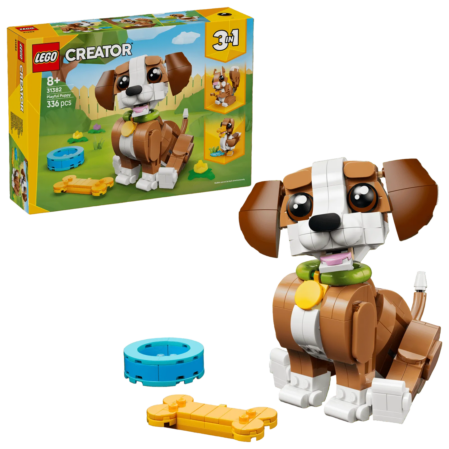LEGO® Creator 3-in-1-Sets #31382 Niedliche Tiere: Verspielter Welpe