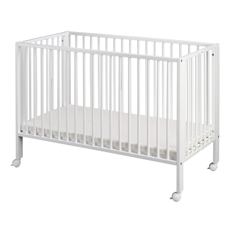 tiSsi® Kinderbett JORI faltbar Buche incl. faltbarer Matratze