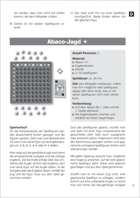 SCHUBI Abaco 1x1 Spiele mit Abaco