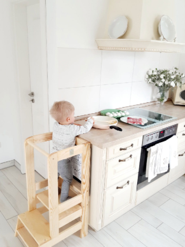 MeowBaby.de MeowBaby Lernturm/Küchenhelfer mit Tafel