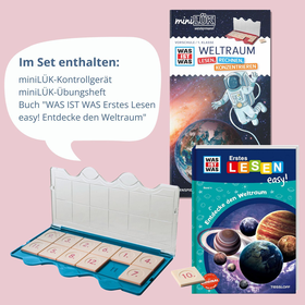 miniLÜK Vorschule/1. Klasse - miniLÜK-Set WAS IST WAS WELTRAUM — Lesen, Rechnen, Konzentrieren