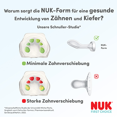 NUK First Choice Classic Day & Night Silikon Schnuller