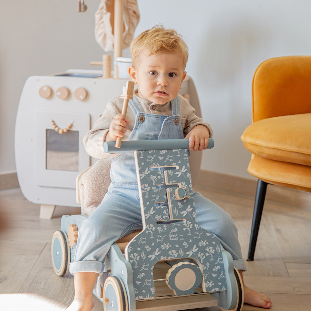 Label Label 3-in-1 Schaukel, Lauflernwagen und Rutschauto