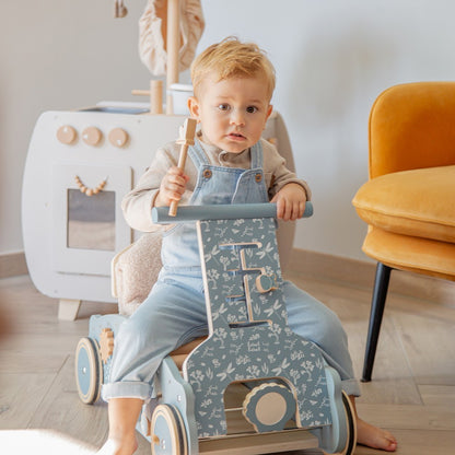 Label Label 3-in-1 Schaukel, Lauflernwagen und Rutschauto