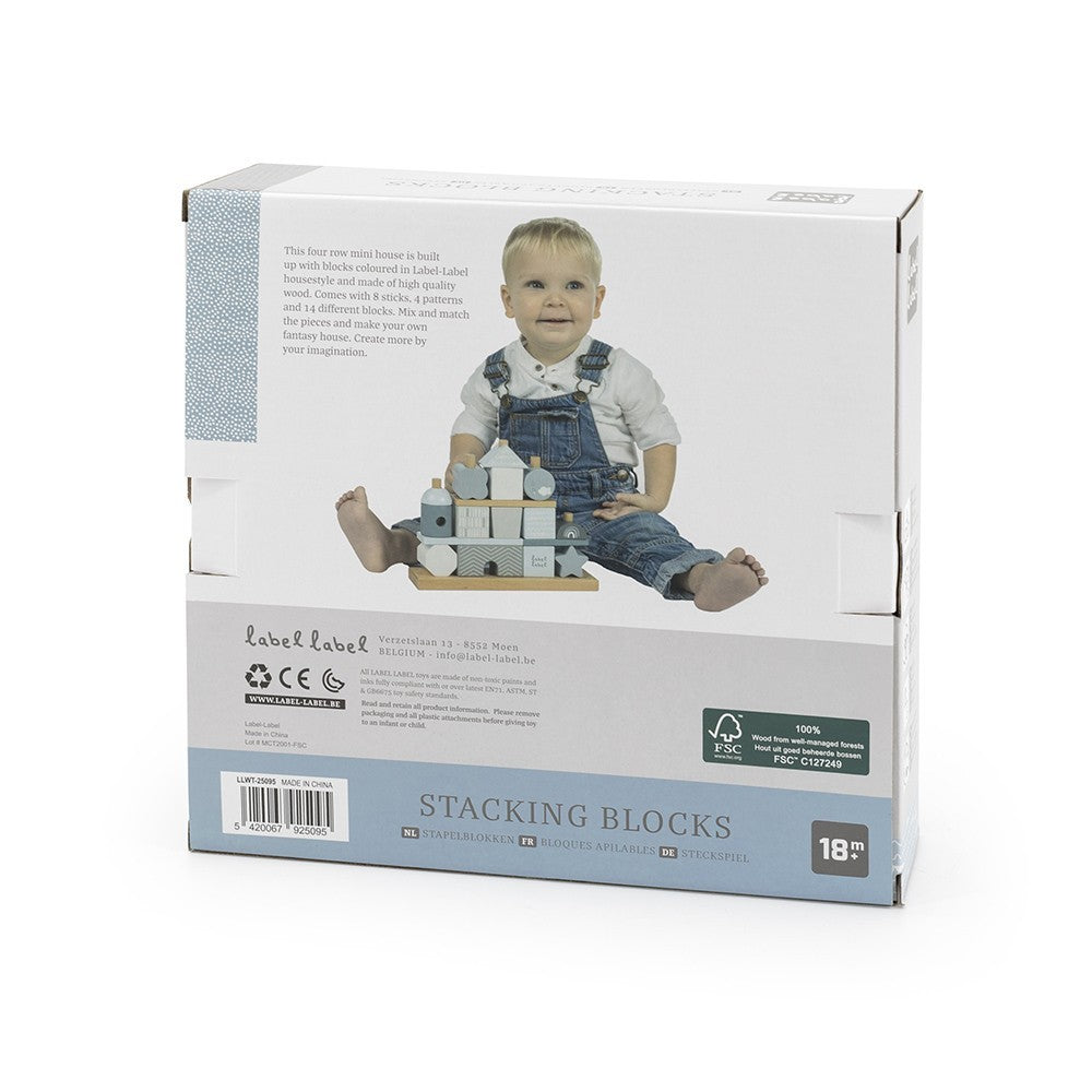 Label Label Stapelbausteine Haus