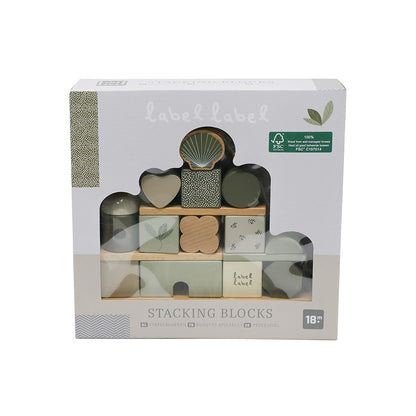 Label Label Stapelbausteine Haus