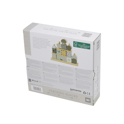 Label Label Stapelbausteine Haus