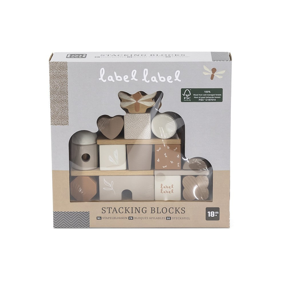 Label Label Stapelbausteine Haus