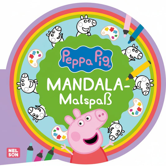 Peppa Wutz Ausmalbilder: MANDALA Malspaß