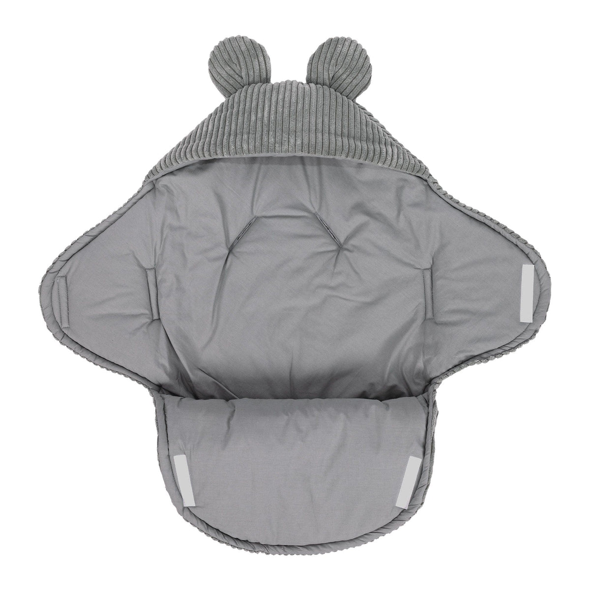 MeowBaby.de MeowBaby Einschlagdecke mit Bärenohren Classic Cord Edition
