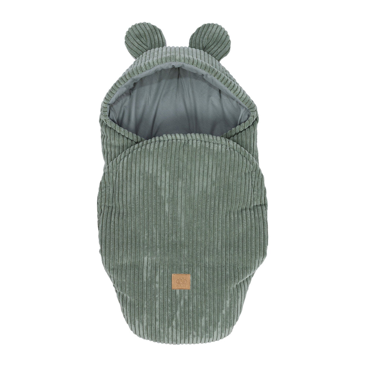 MeowBaby.de MeowBaby Einschlagdecke mit Bärenohren Classic Cord Edition