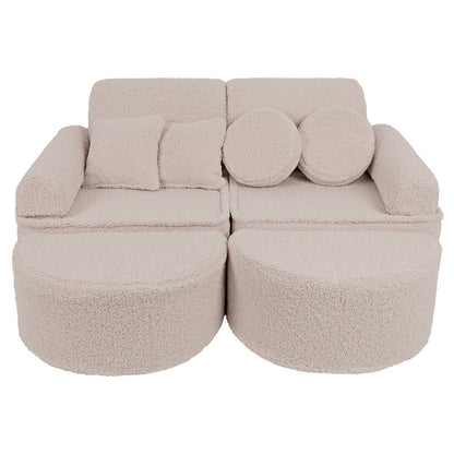 MeowBaby.de MeowBaby Spielsofa Mini Max Bearly Soft Teddy Edition