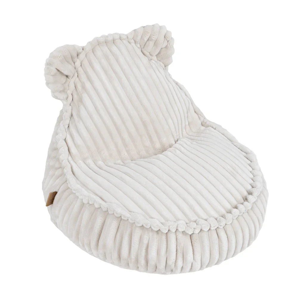 MeowBaby.de MeowBaby Kindersessel Bären-Sitzsack Churros - Plüschcord Edition