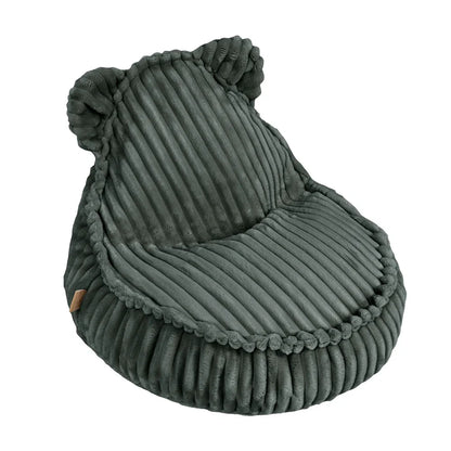 MeowBaby.de MeowBaby Kindersessel Bären-Sitzsack Churros - Plüschcord Edition
