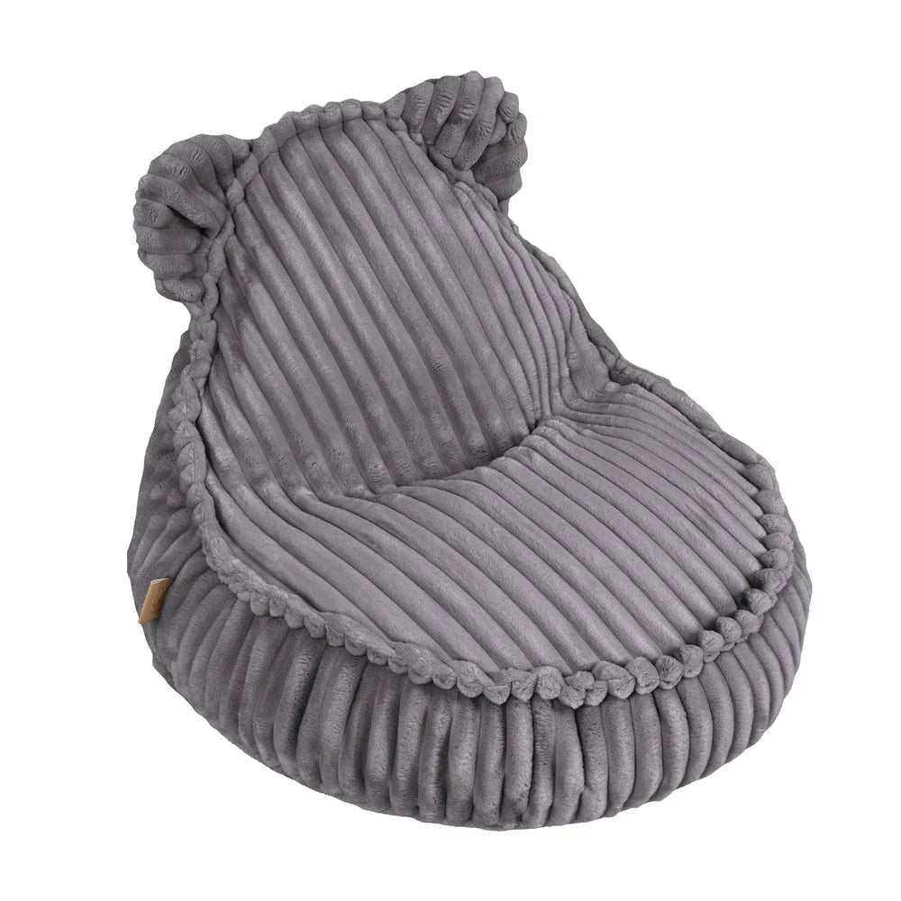 MeowBaby.de MeowBaby Kindersessel Bären-Sitzsack Churros - Plüschcord Edition