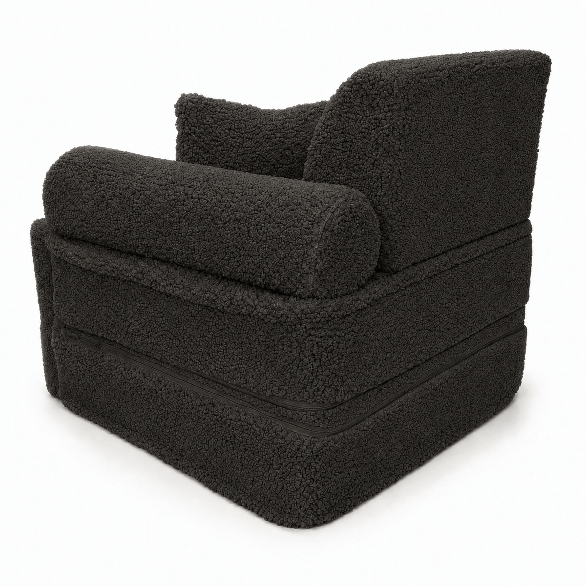 MeowBaby.de MeowBaby Kindersessel 3-in-1 Max Bearly - faltbare Kindercouch & Spielmatratze - Soft Teddy Edition