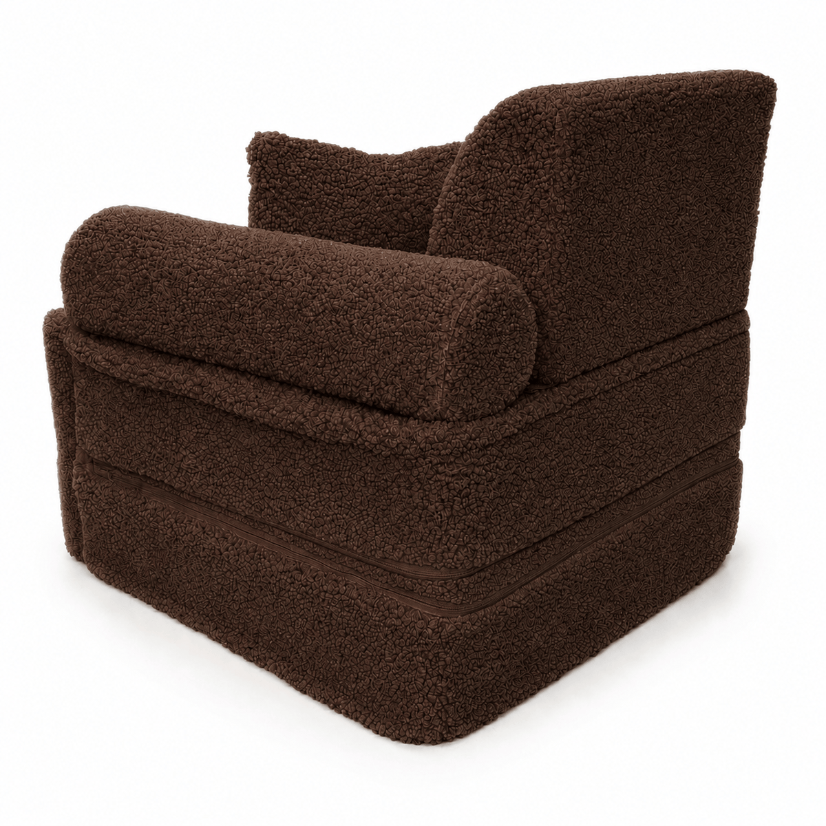 MeowBaby.de MeowBaby Kindersessel 3-in-1 Max Bearly - faltbare Kindercouch & Spielmatratze - Soft Teddy Edition