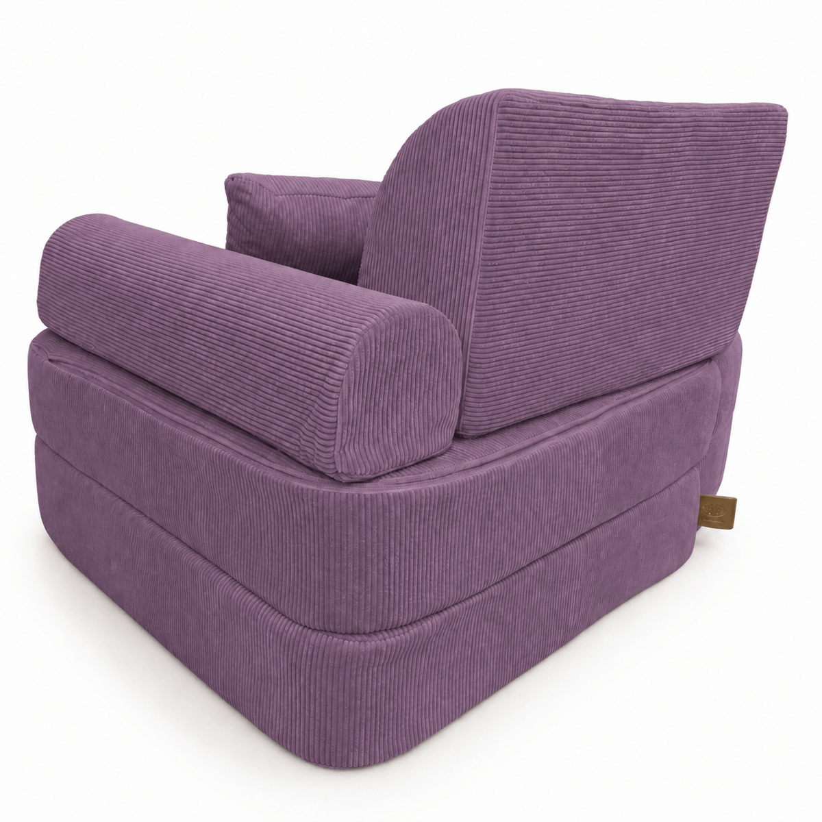 MeowBaby.de MeowBaby Kindersessel 3-in-1 Max Premium Cord - faltbare Kindercouch & Spielmatratze - Slim Cord Edition