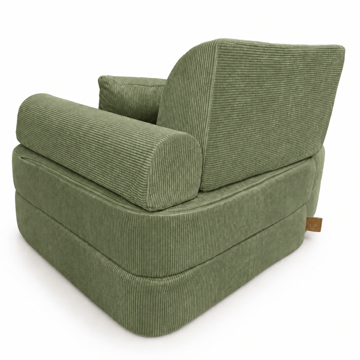 MeowBaby.de MeowBaby Kindersessel 3-in-1 Max Premium Cord - faltbare Kindercouch & Spielmatratze - Slim Cord Edition