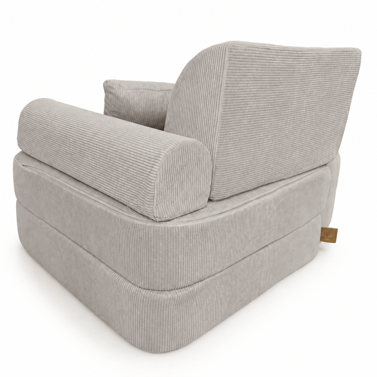 MeowBaby.de MeowBaby Kindersessel 3-in-1 Max Premium Cord - faltbare Kindercouch & Spielmatratze - Slim Cord Edition