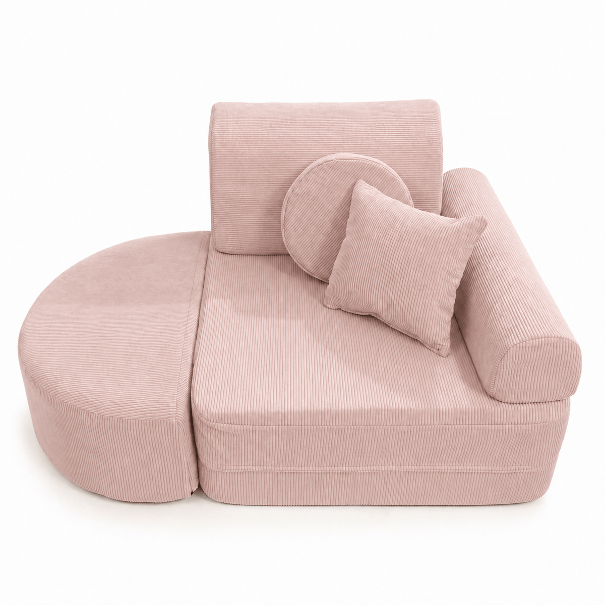 MeowBaby.de MeowBaby Kindersessel 3-in-1 Max Premium Cord - faltbare Kindercouch & Spielmatratze - Slim Cord Edition