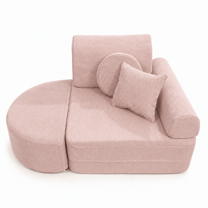MeowBaby.de MeowBaby Kindersessel 3-in-1 Max Premium Cord - faltbare Kindercouch & Spielmatratze - Slim Cord Edition