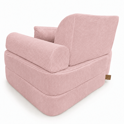 MeowBaby.de MeowBaby Kindersessel 3-in-1 Max Premium Cord - faltbare Kindercouch & Spielmatratze - Slim Cord Edition