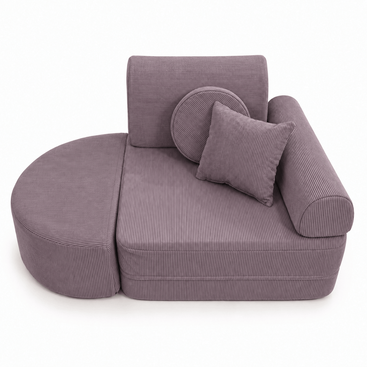 MeowBaby.de MeowBaby Kindersessel 3-in-1 Max Premium Cord - faltbare Kindercouch & Spielmatratze - Slim Cord Edition