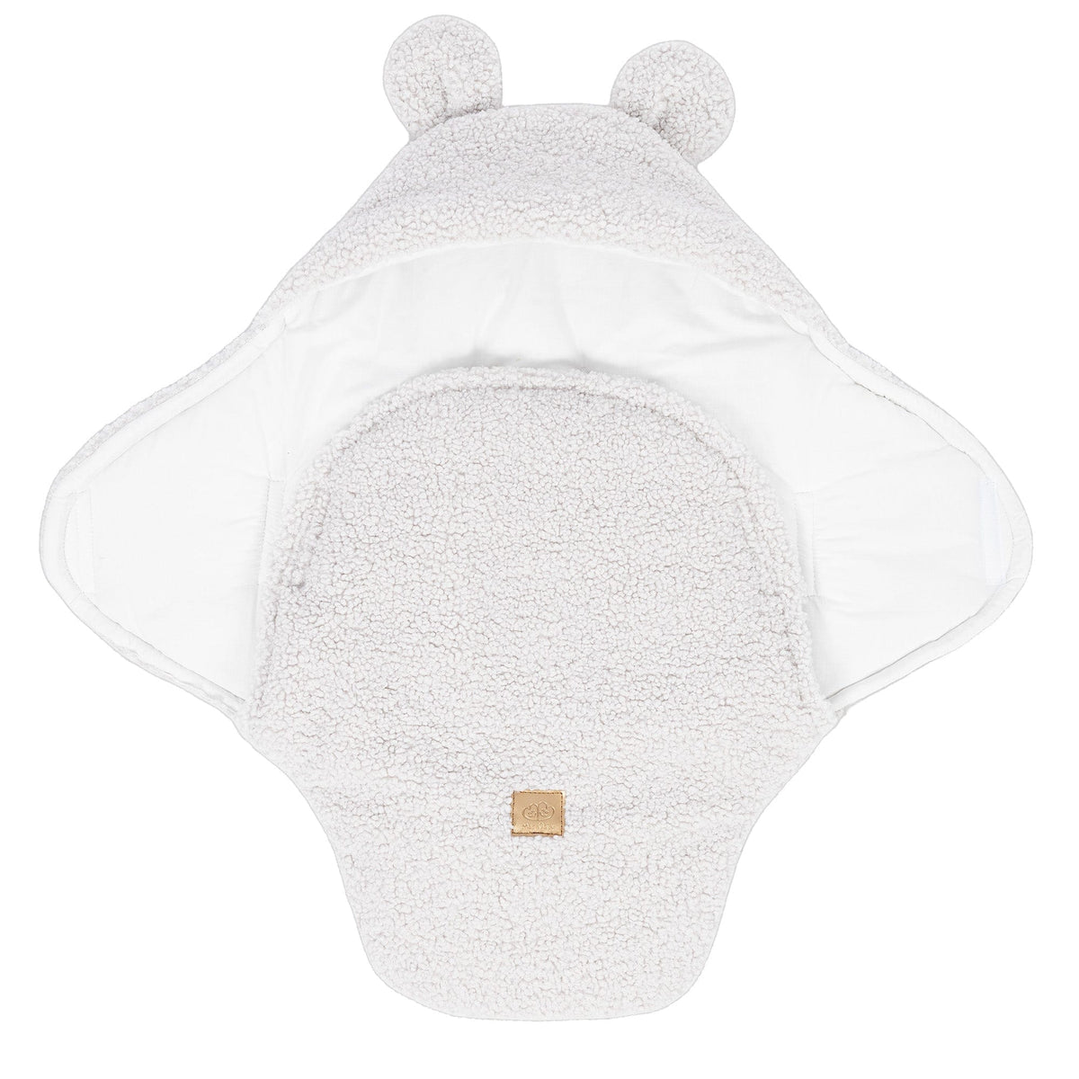 MeowBaby.de MeowBaby Einschlagdecke mit Bärenohren Bearly
