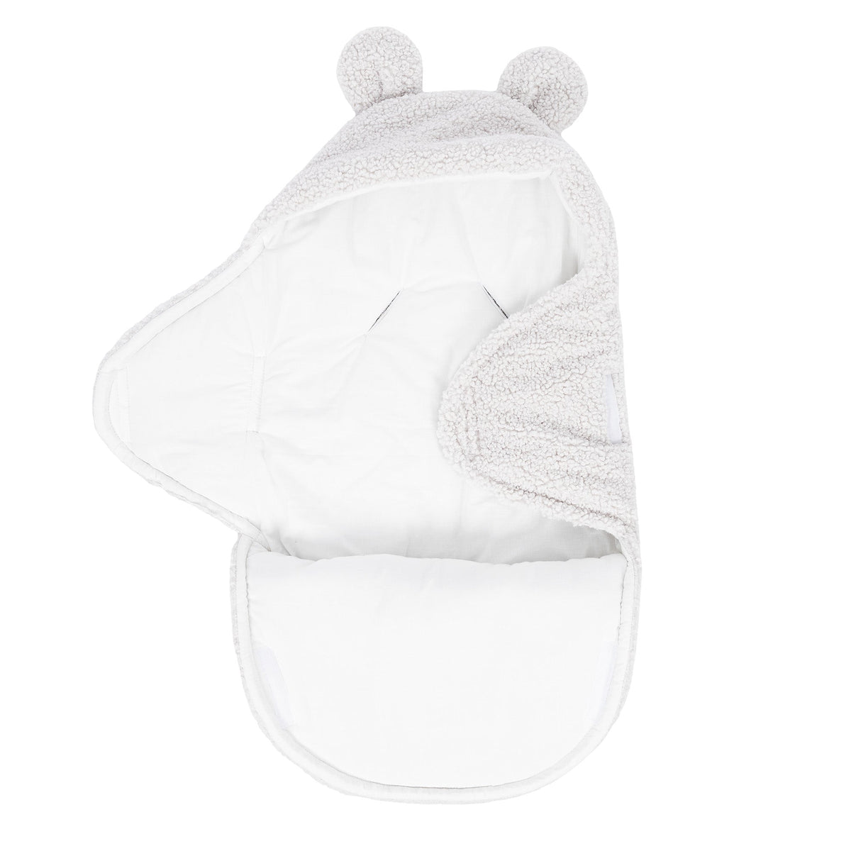 MeowBaby.de MeowBaby Einschlagdecke mit Bärenohren Bearly