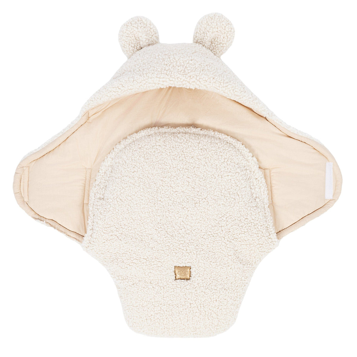 MeowBaby.de MeowBaby Einschlagdecke mit Bärenohren Bearly