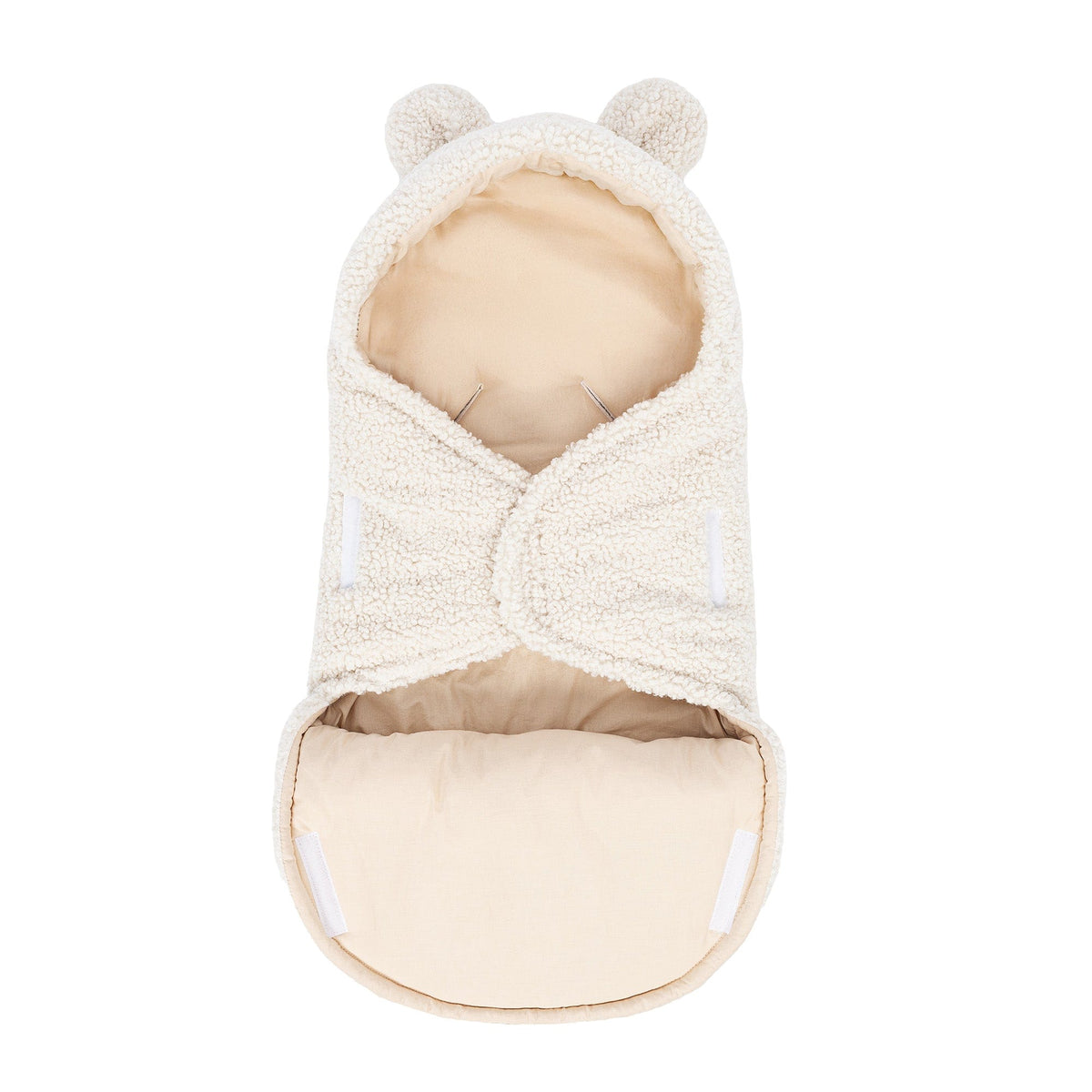 MeowBaby.de MeowBaby Einschlagdecke mit Bärenohren Bearly